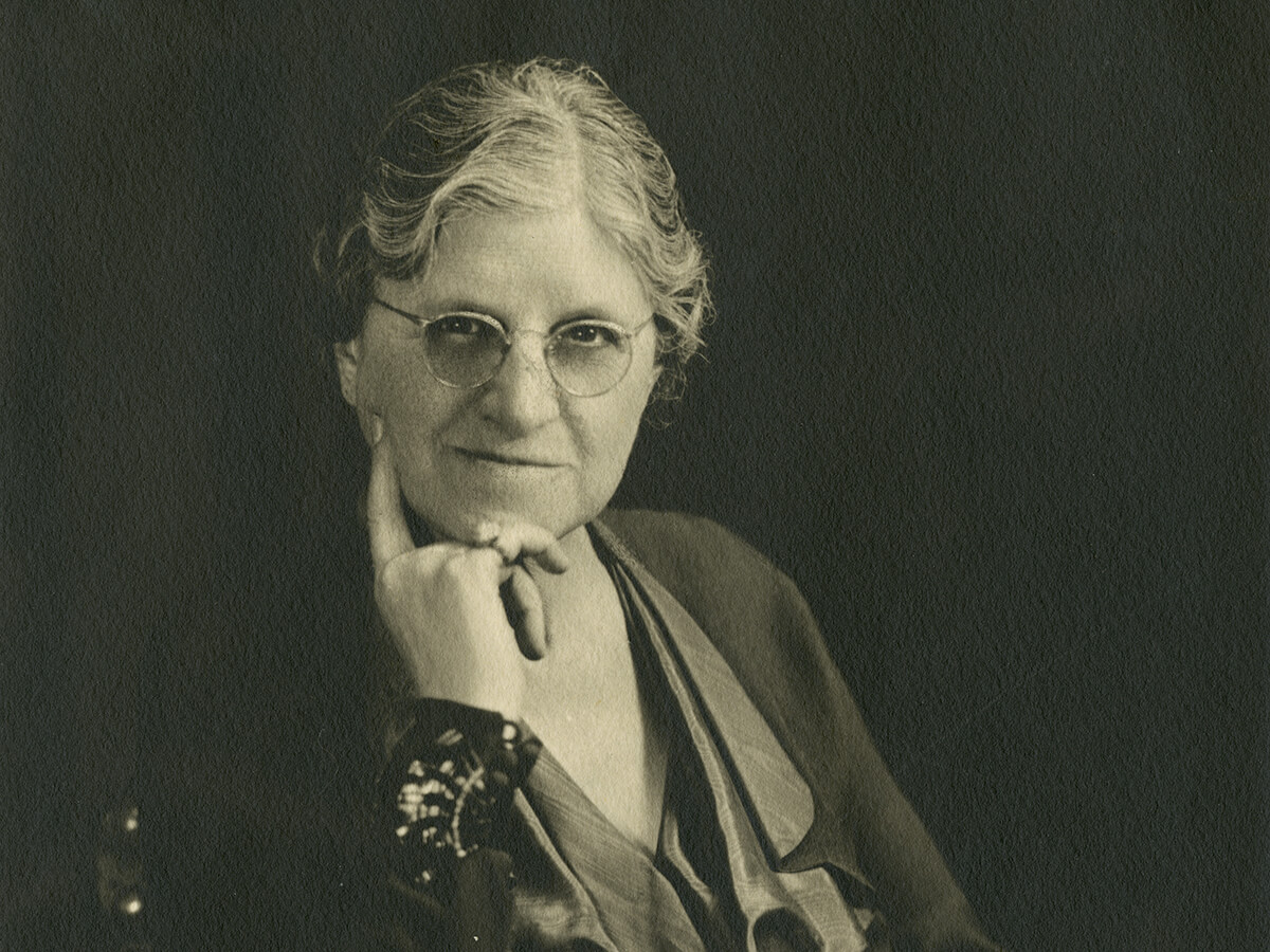 Historic portrait of Dr. Ella Mead circa 1991