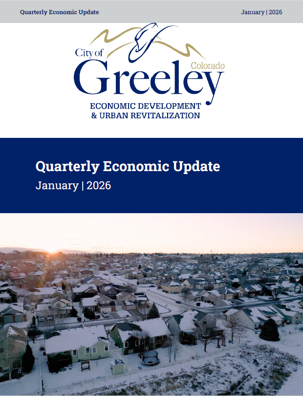 Cover of Quarterly Report Cover Jan 2026, depicting a snowy scene with house-lined streets.