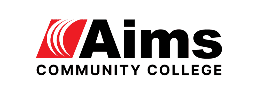 Aims Community College logo.