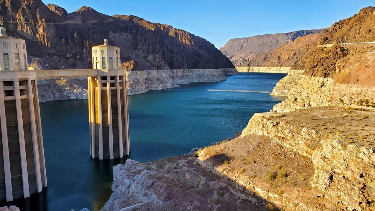 image showing the reduction in the colorado river basin