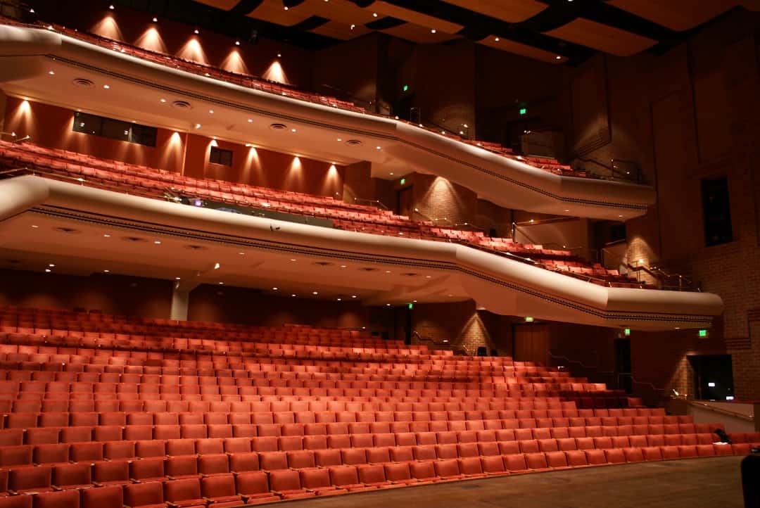 Interior view of the Union Colony Civic Center.
