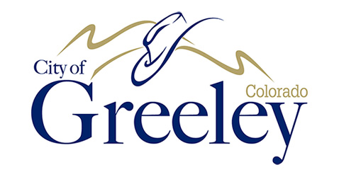 Visual representation of the City of Greeley featuring text and design elements.