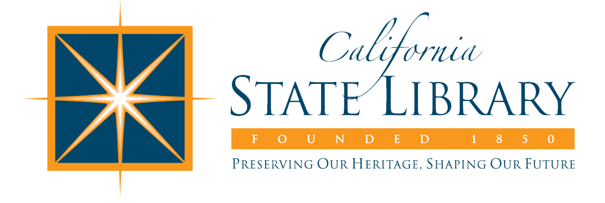 Color logo for California State Library