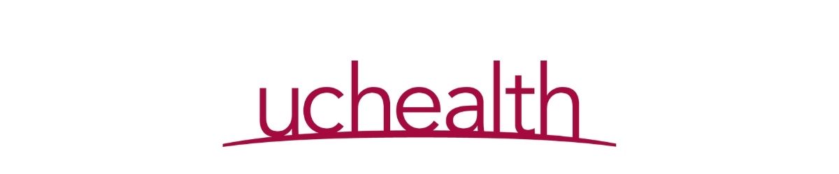 UCHealth logo in red text with a line underneath.