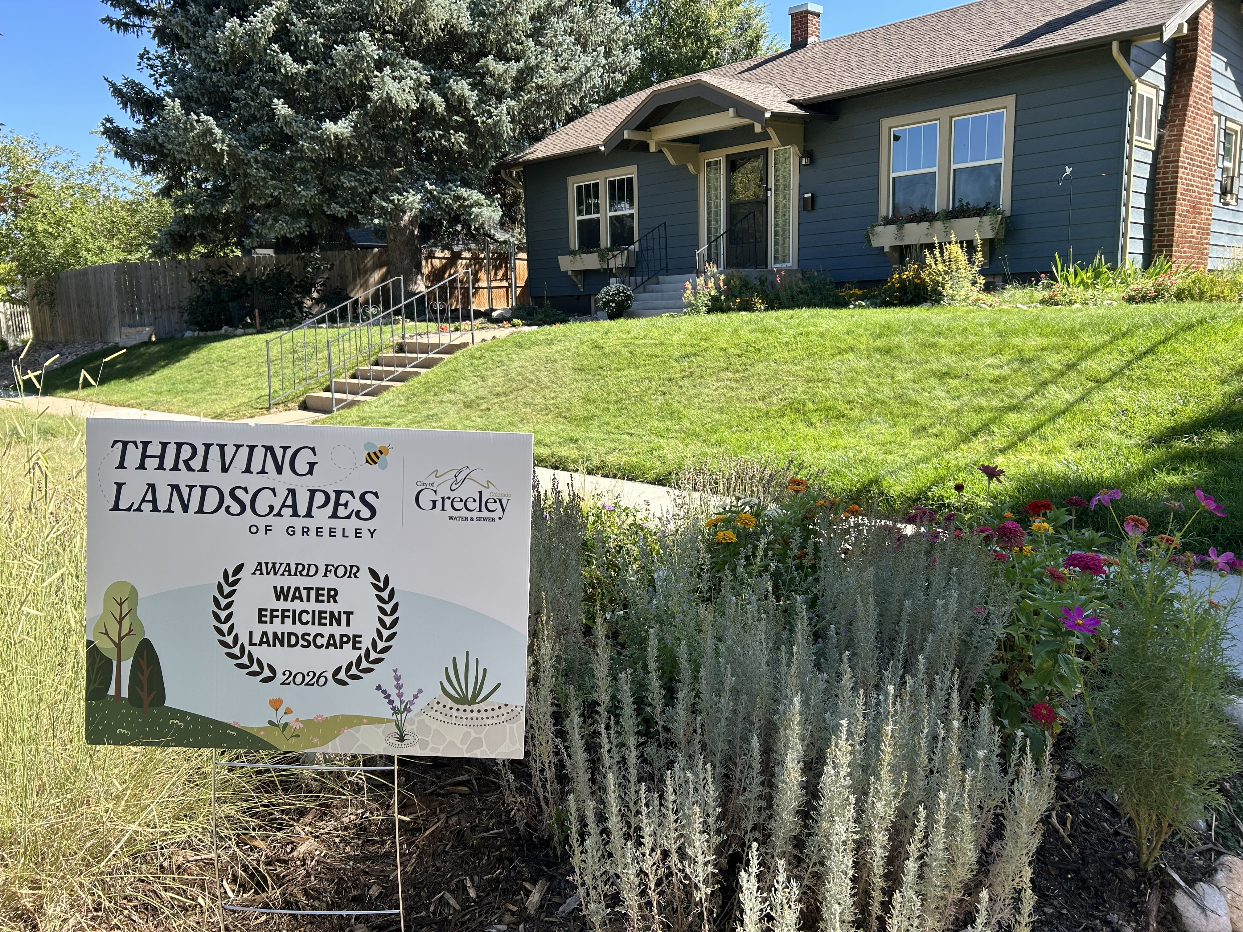 Home of water efficient landscape winner for thriving landscapes